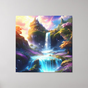 Glorious Heavenly Beautiful Landscape 4 Canvas Print
