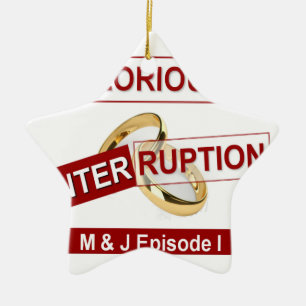 Glorious Interruption: A Golden Beginning Ceramic Tree Decoration