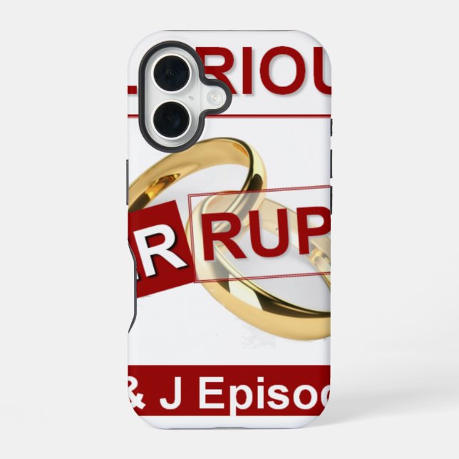 Glorious Interruption: A Golden Beginning iPhone 16 Case (Back)