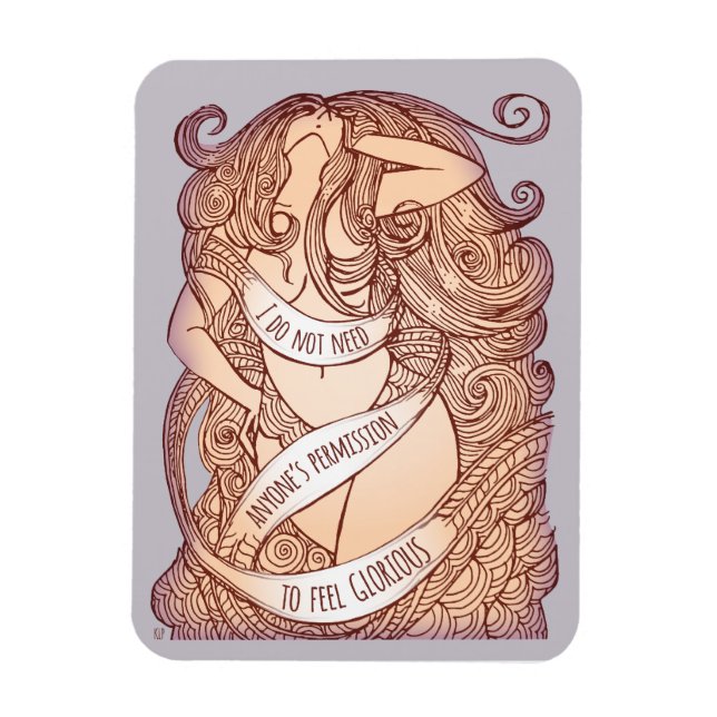 Glorious Magnet in Lilac (Vertical)