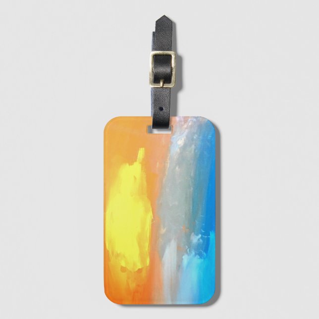 Glorious Morning Luggage Tag (Front Vertical)