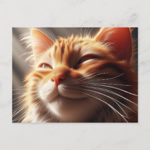 Glorious Orange Cat! Postcard