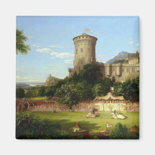 Glorious Past (Mediaeval Joust) (Vintage Art) Magnet