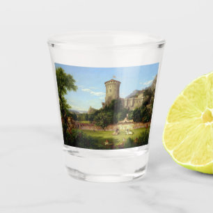 Glorious Past (Mediaeval Joust) (Vintage Art) Shot Glass