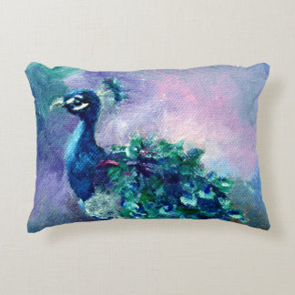 Glorious Peacock II Decorative Cushion