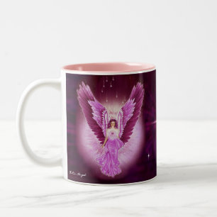 Glorious Pink Sapphire Angel Mug