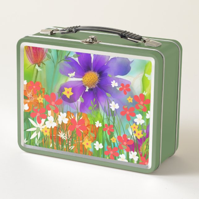 Glorious Spring Metal Lunch Box (Front)