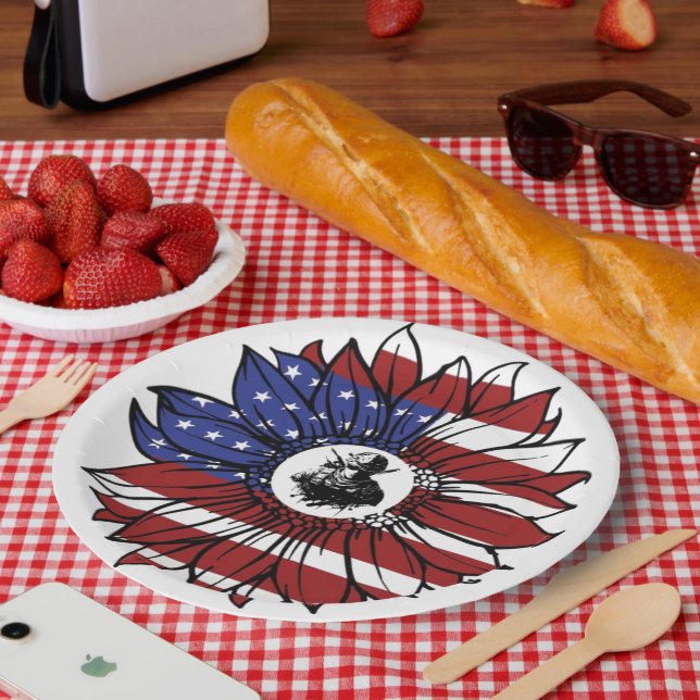 Glorious Veterans Paper Plate (Picnic)