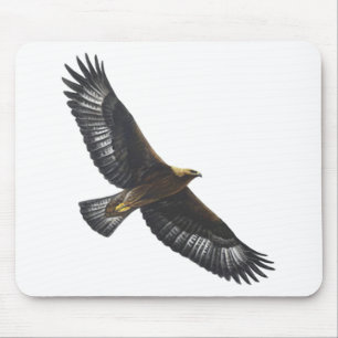 Glorius Golden Eagle Soaring Mouse Mat