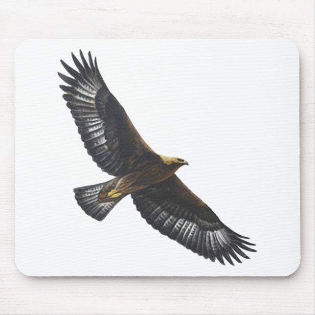 Glorius Golden Eagle Soaring Mouse Mat (Front)