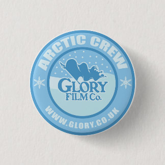 Glory Arctic Crew button. 3 Cm Round Badge
