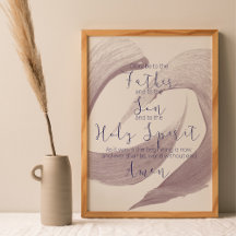 Glory Be Prayer Poster