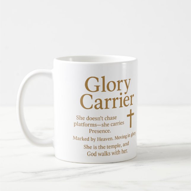 Glory Carrier Coffee Mug (Left)