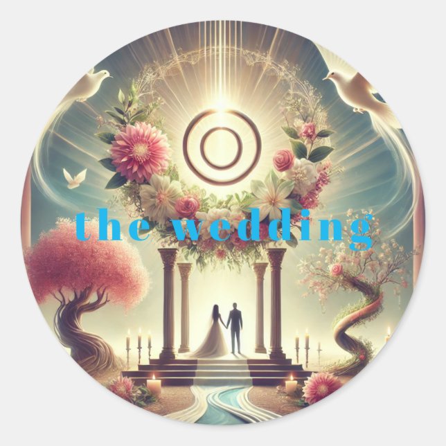 glory classic round sticker (Front)