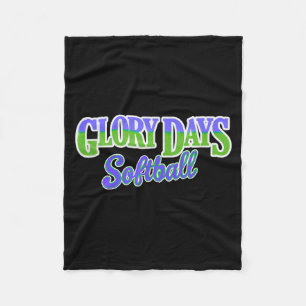 Glory Days Softball Fleece Blanket