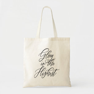 Glory in the Highest Religious Christmas Tote Bag