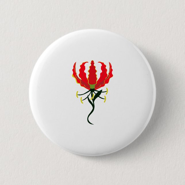 Glory Lily 6 Cm Round Badge (Front)