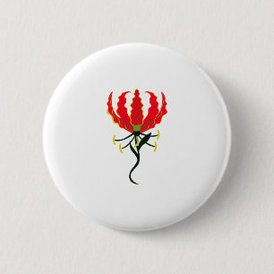 Glory Lily 6 Cm Round Badge