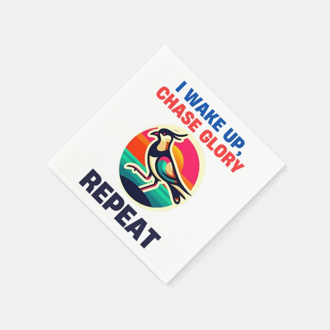 Glory of Lapwing Napkin (Corner)