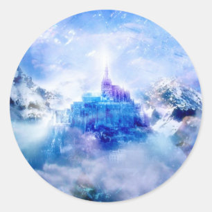 Glory of the New Jerusalem Classic Round Sticker