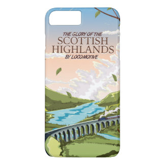 Glory of the Scottish Highlands vintage poster iPhone 8 Plus/7 Plus Case