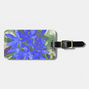 Glory of the Snow Fluorescent Blue Custom Luggage Tag