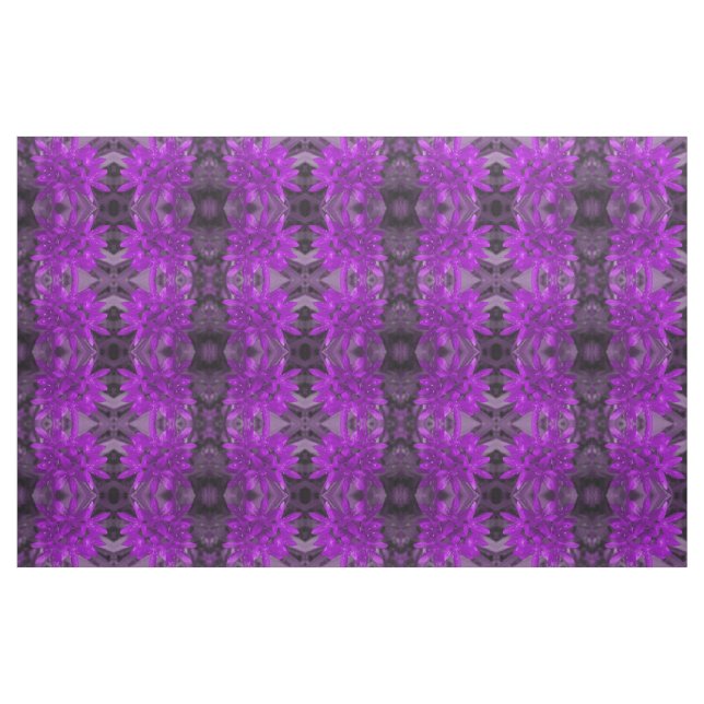 Glory of the Snow Purple Floral Patterned Fabric (Fat Quarter)