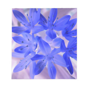 Glory of the Snow Shocking Blue Notepad