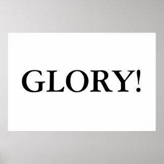 Glory! Poster