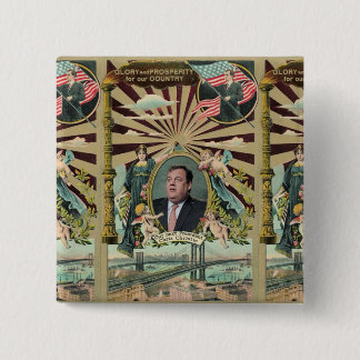 Glory & Prosperity 15 Cm Square Badge