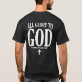 Glory to God Christian T-Shirt (Back)