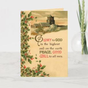 Glory to God Christmas Card