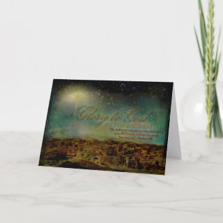 Glory to God Holiday Card
