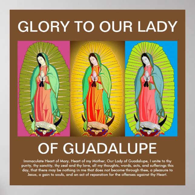 GLORY TO GUADALUPE POSTER (Front)