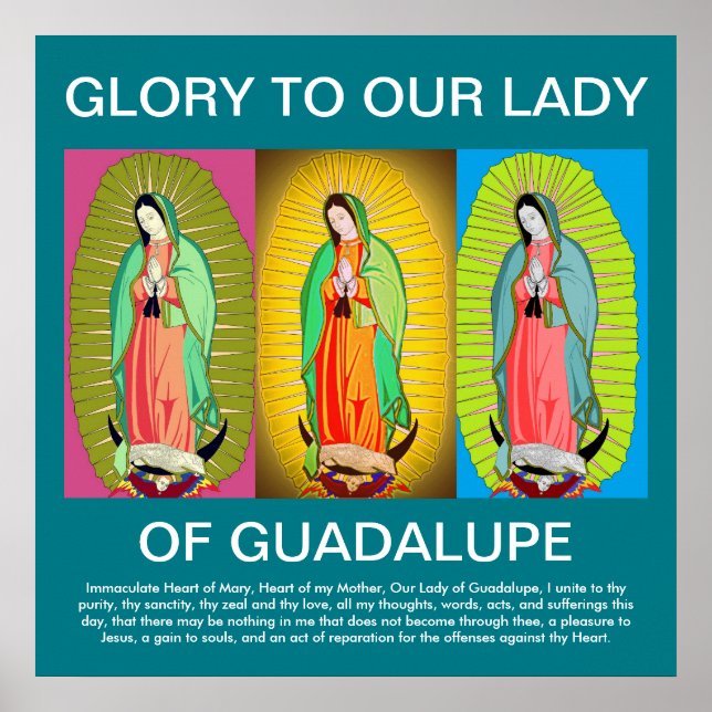 GLORY TO GUADALUPE POSTER (Front)