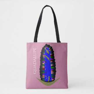 glory to guadalupe tote bag