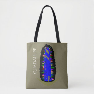 glory to guadalupe tote bag
