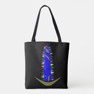 glory to guadalupe tote bag