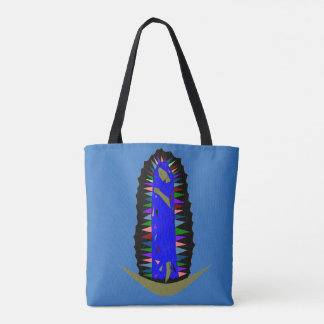 glory to guadalupe tote bag