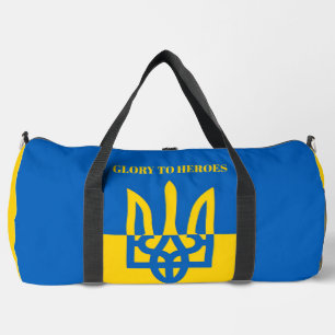 GLORY TO HEROES. UKRAINE. TRIDENT. Large Duffle Bag