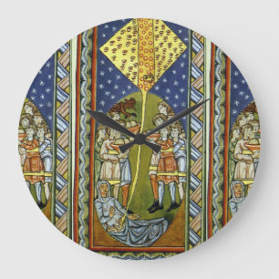 glory to hildegard of bingen large clock