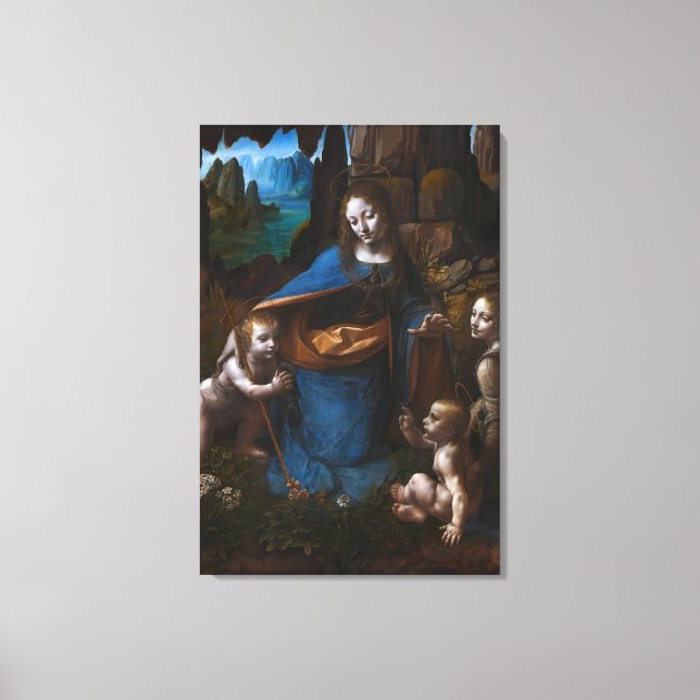 Glory To Jesus And Mary Canvas Print (Front)