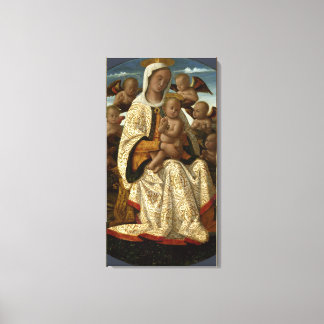 GLORY TO JESUS AND MARY CANVAS PRINT