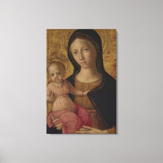 Glory To Jesus And Mary Canvas Print