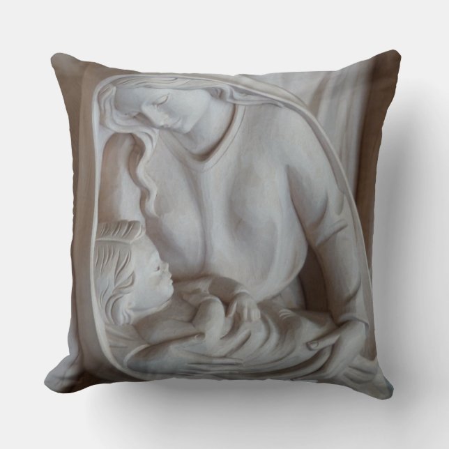 Glory To Jesus And Mary Cushion (Front)