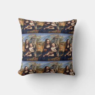 Glory to Jesus And Mary Cushion