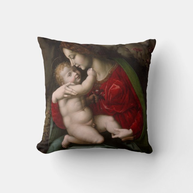 Glory to Jesus And Mary Cushion (Front)
