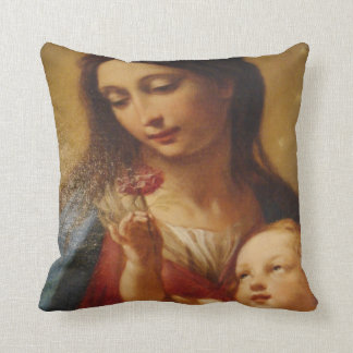 GLORY TO JESUS AND MARY CUSHION