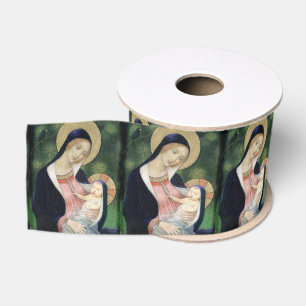 glory to jesus and mary grosgrain ribbon