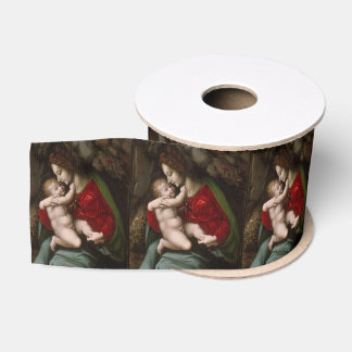 glory to jesus and mary grosgrain ribbon